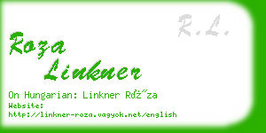 roza linkner business card